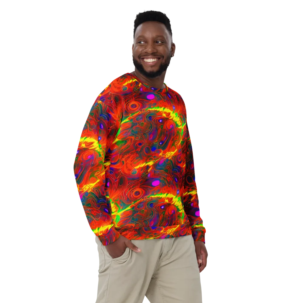 Blampied Blaze on Sweatshirt — Front