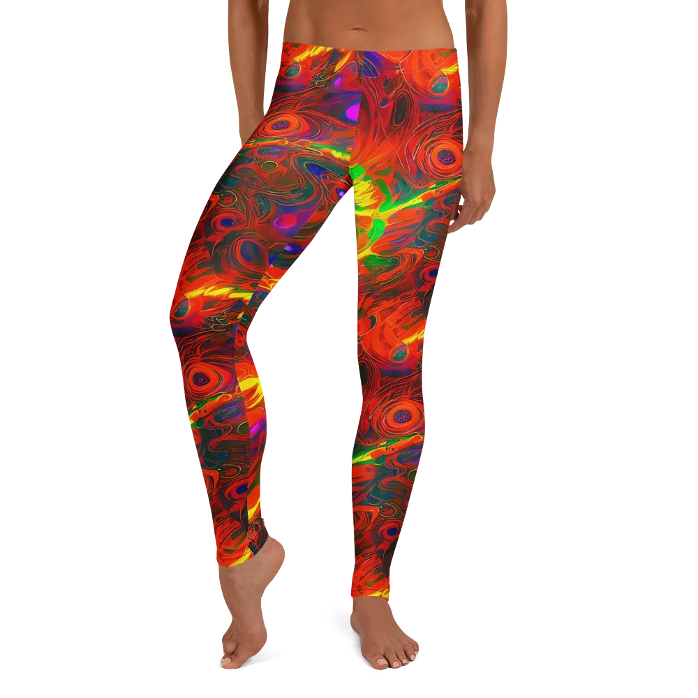Blampied Blaze on Leggings — Front