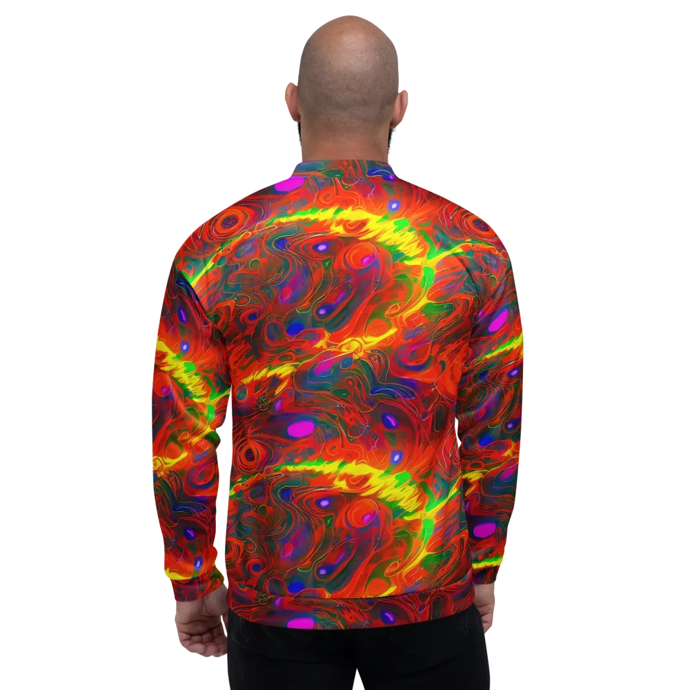 Blampied Blaze on Bomber Jacket — Back