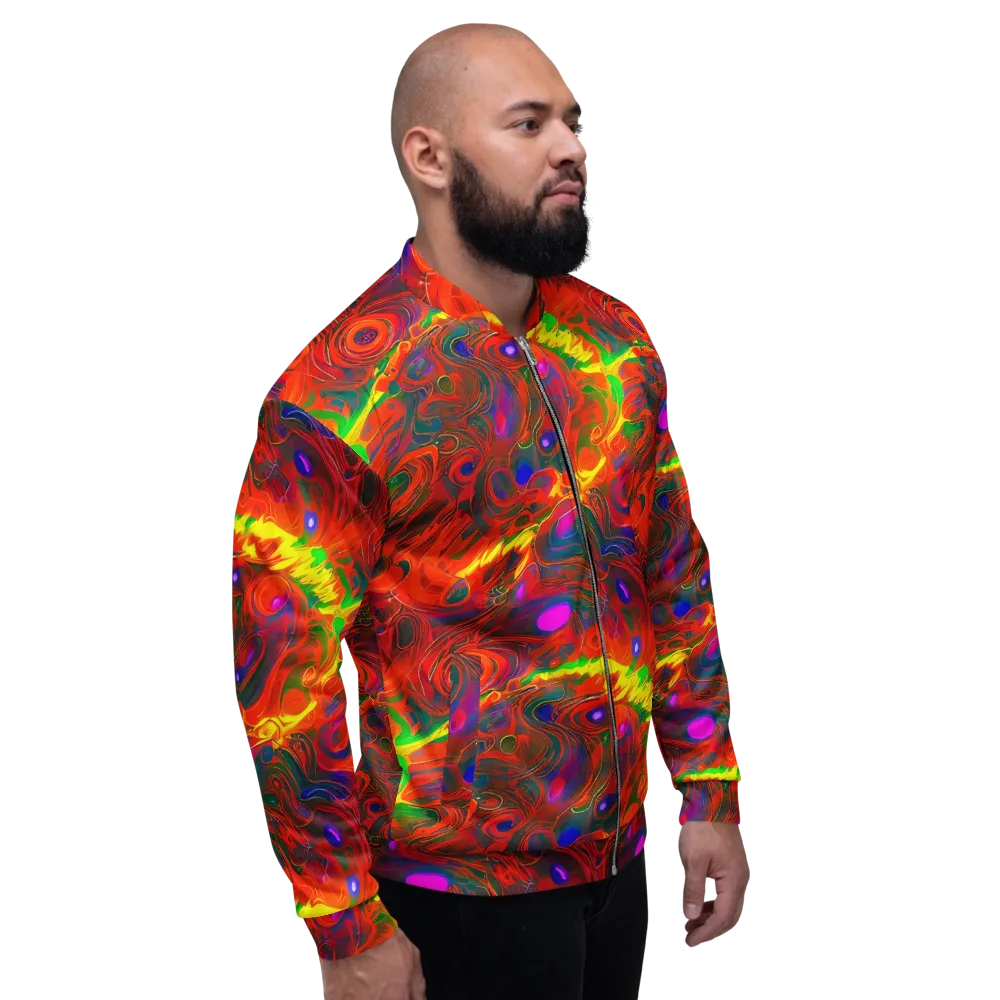 Blampied Blaze on Bomber Jacket — Right