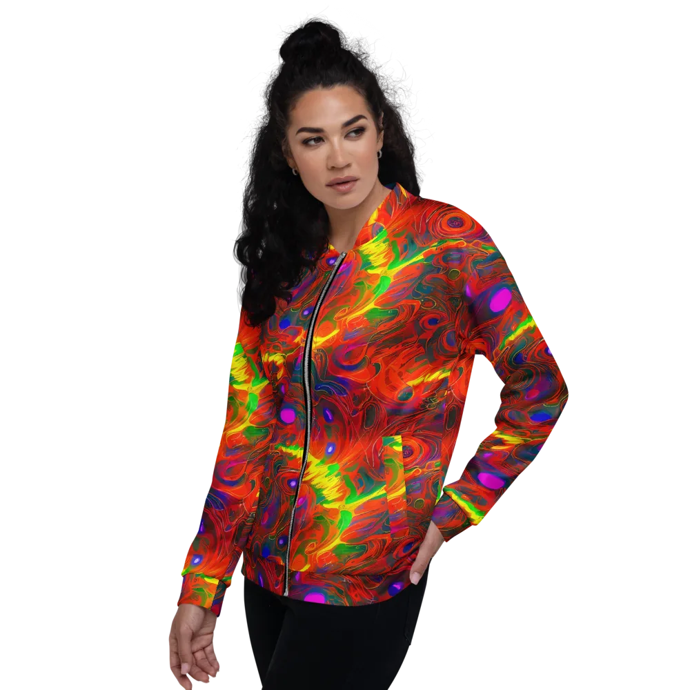 Blampied Blaze on Bomber Jacket — Left