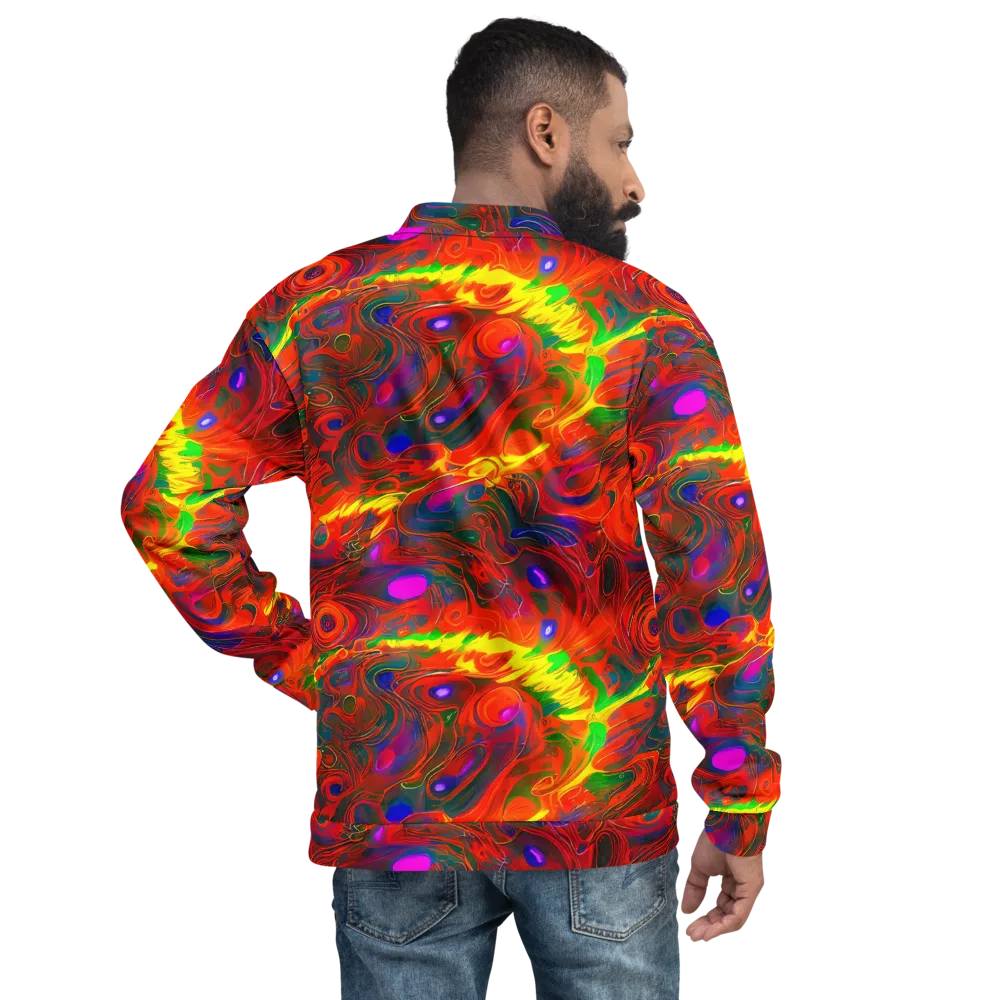 Blampied Blaze on Bomber Jacket — Back