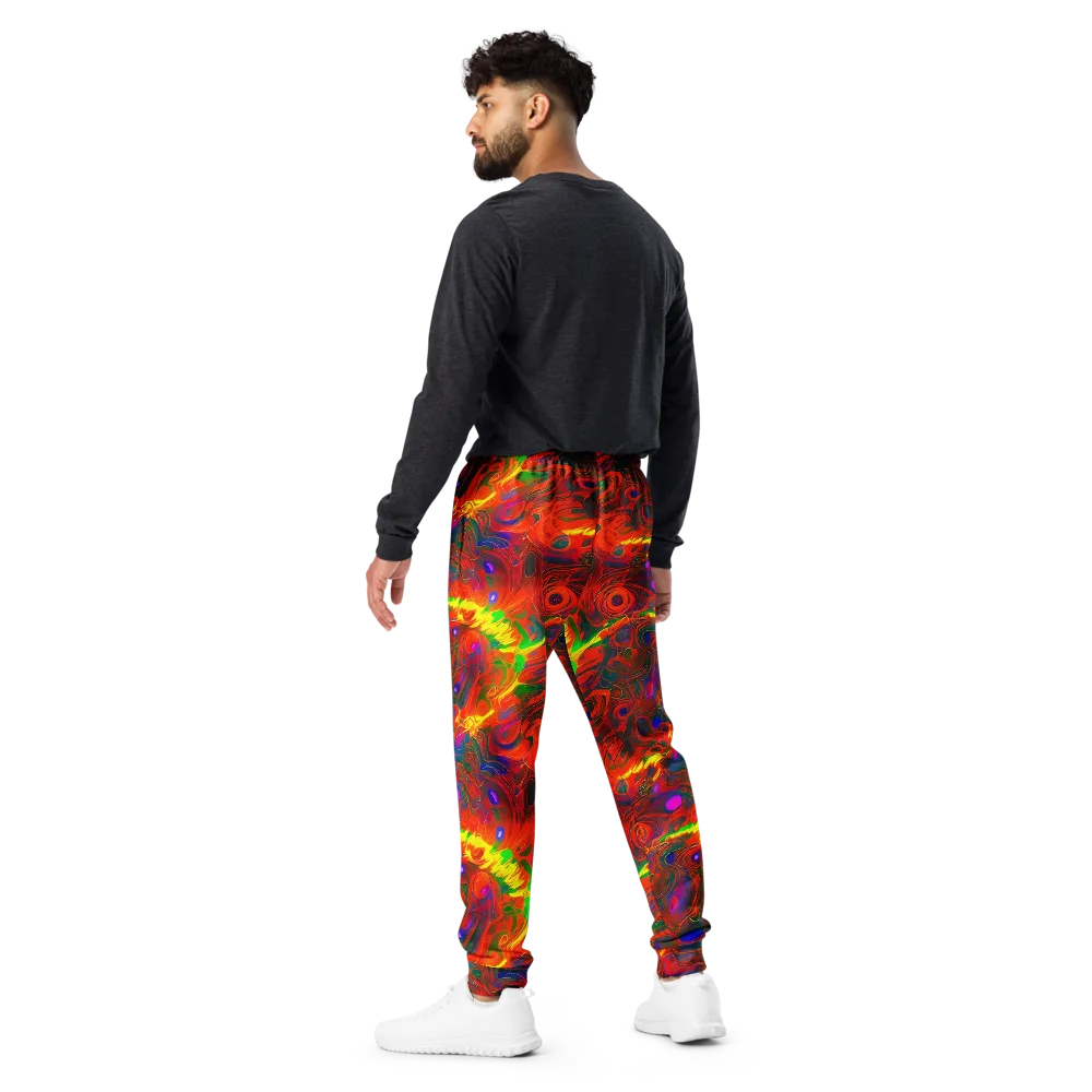 Blampied Blaze on Men's Joggers — Back