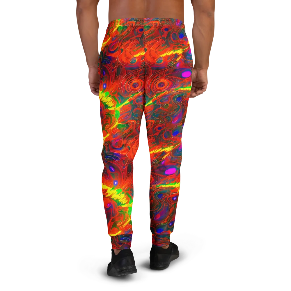 Blampied Blaze on Men's Joggers — Back