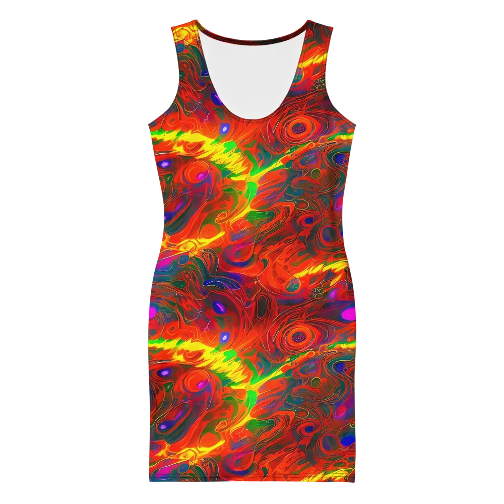 Blampied Blaze on Bodycon Dress — Front