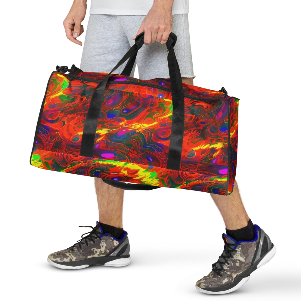 Blampied Blaze on Duffle Bag — Front