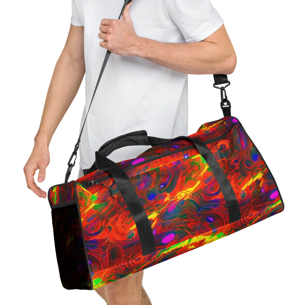 Blampied Blaze on Duffle Bag — Right Front