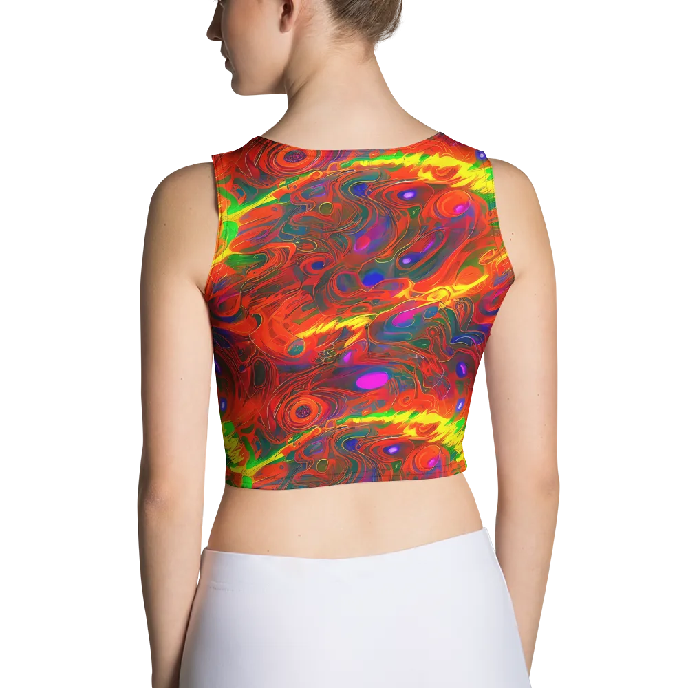 Blampied Blaze on Crop Top — Back