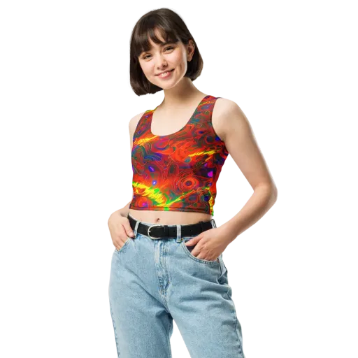 Blampied Blaze on a Crop Top