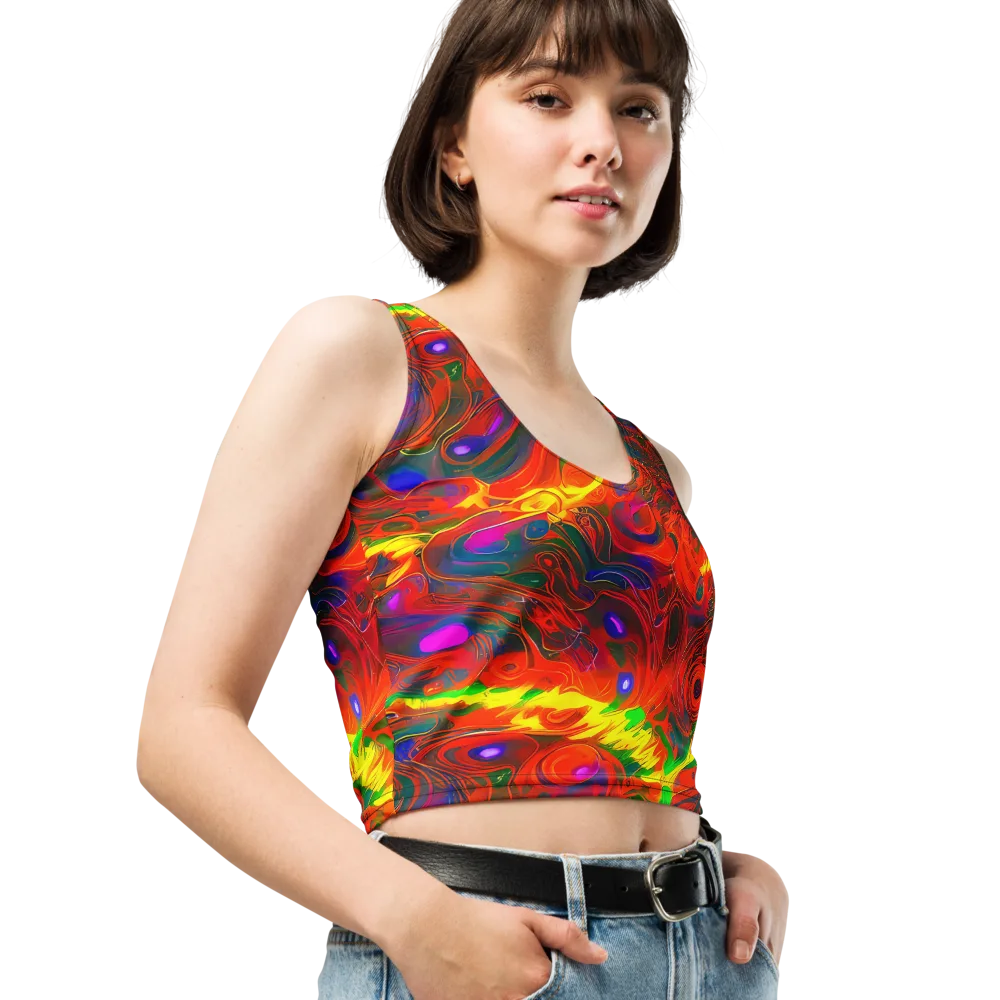 Blampied Blaze on Crop Top — Right Front