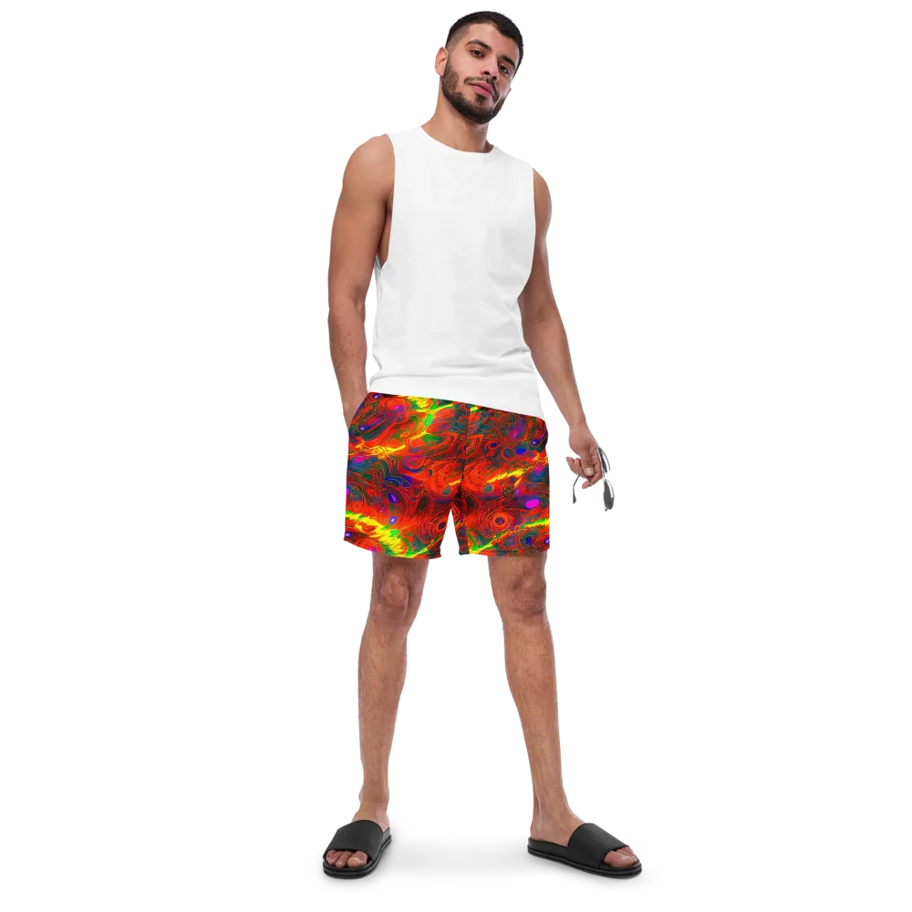 Blampied Blaze on Swim Trunks — Front