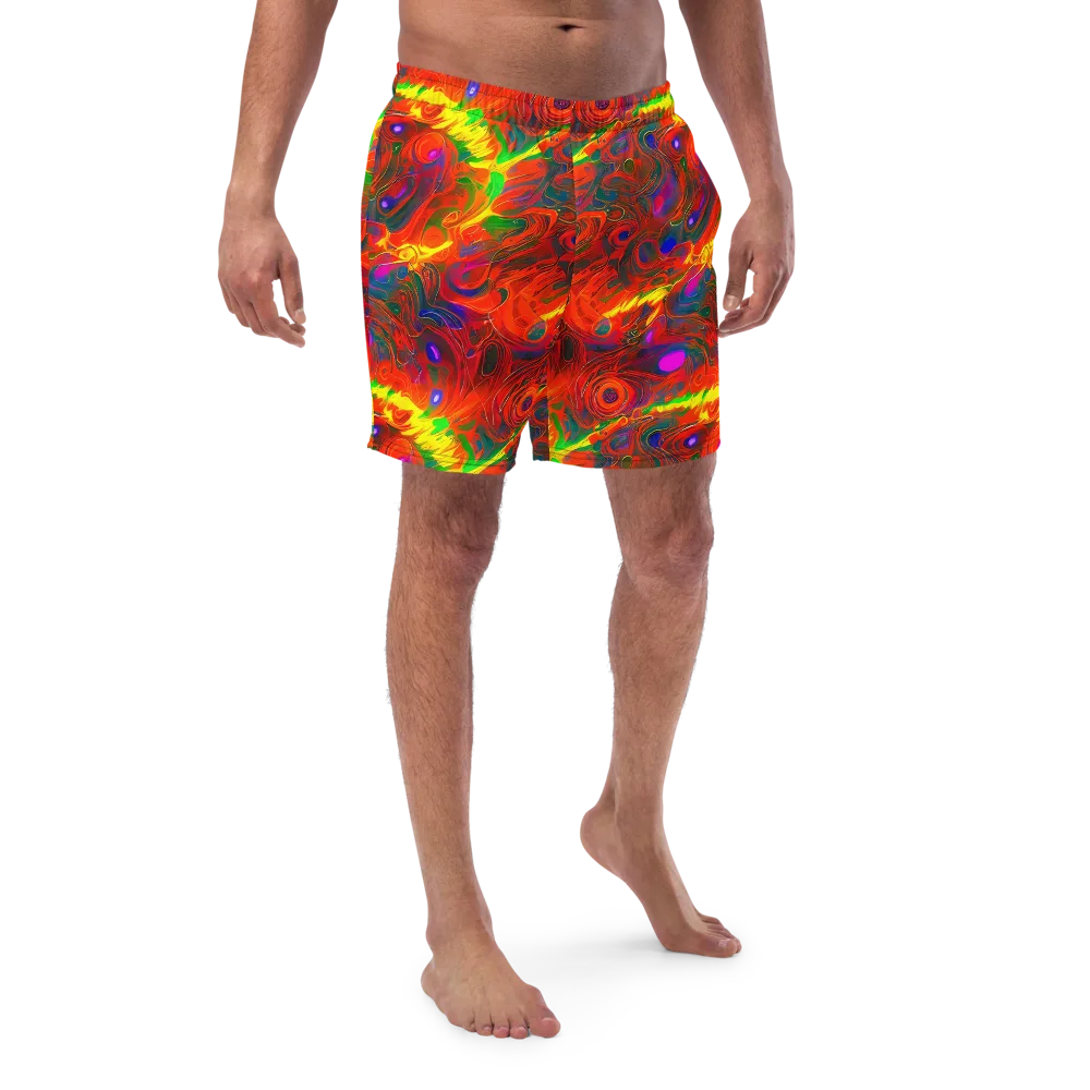 Blampied Blaze on Swim Trunks — Front