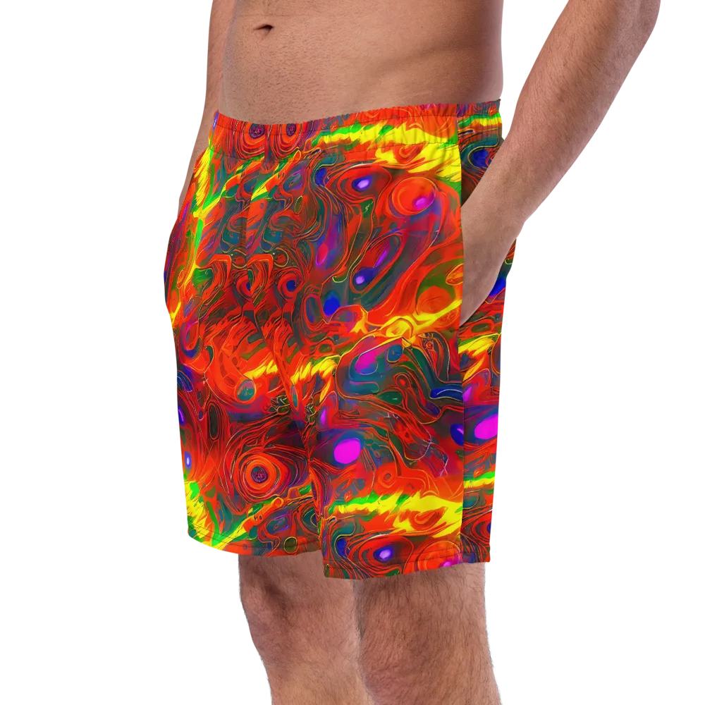 Blampied Blaze on Swim Trunks — Left Front