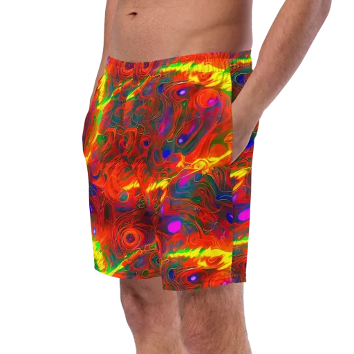 Blampied Blaze on a Swim Trunks