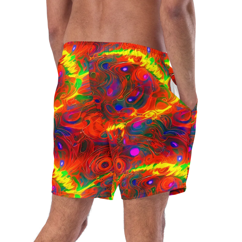 Blampied Blaze on Swim Trunks — Right Back