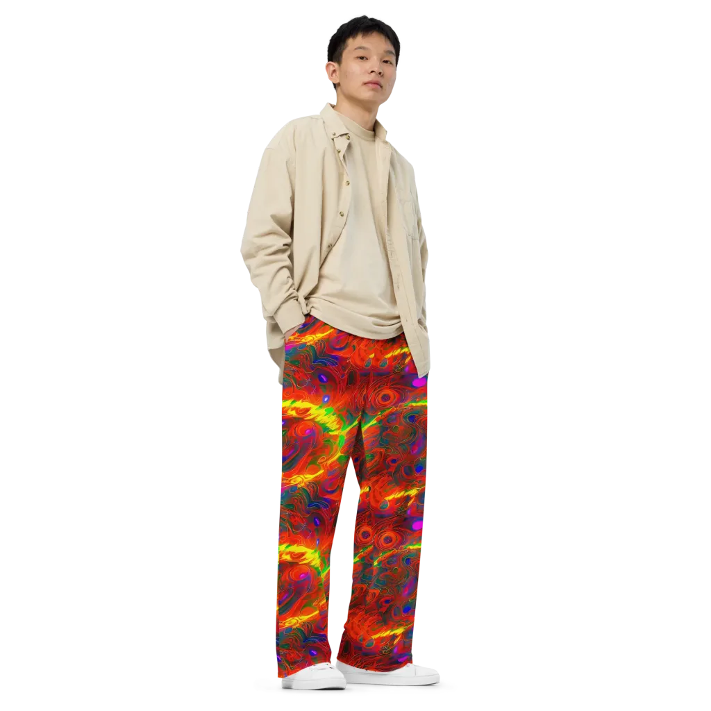 Blampied Blaze on Wide-Leg Pants — Right Front