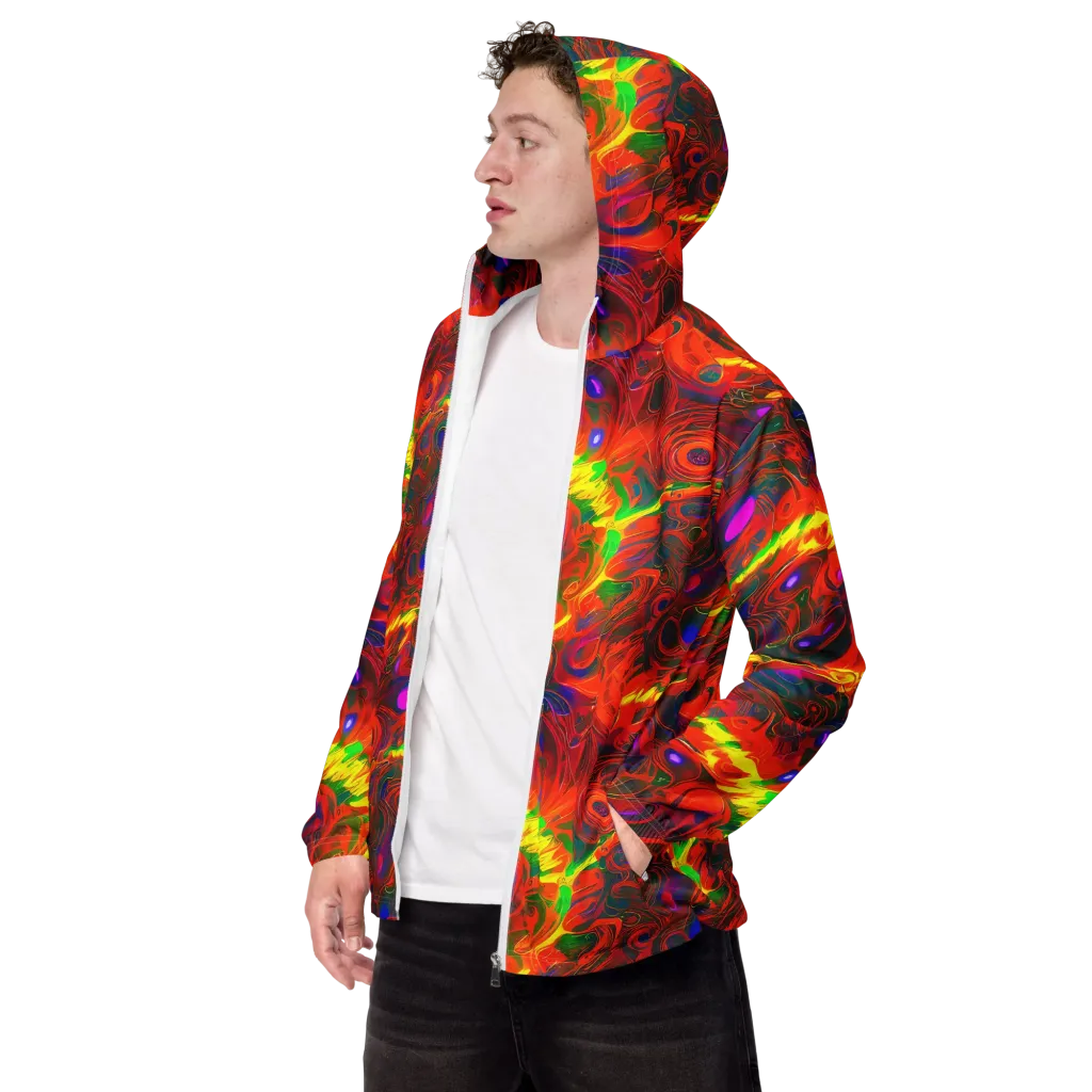 Blampied Blaze on Men's Windbreaker — Left Front