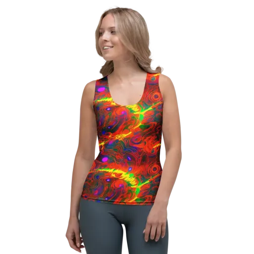 Blampied Blaze on a Women's Tank Top