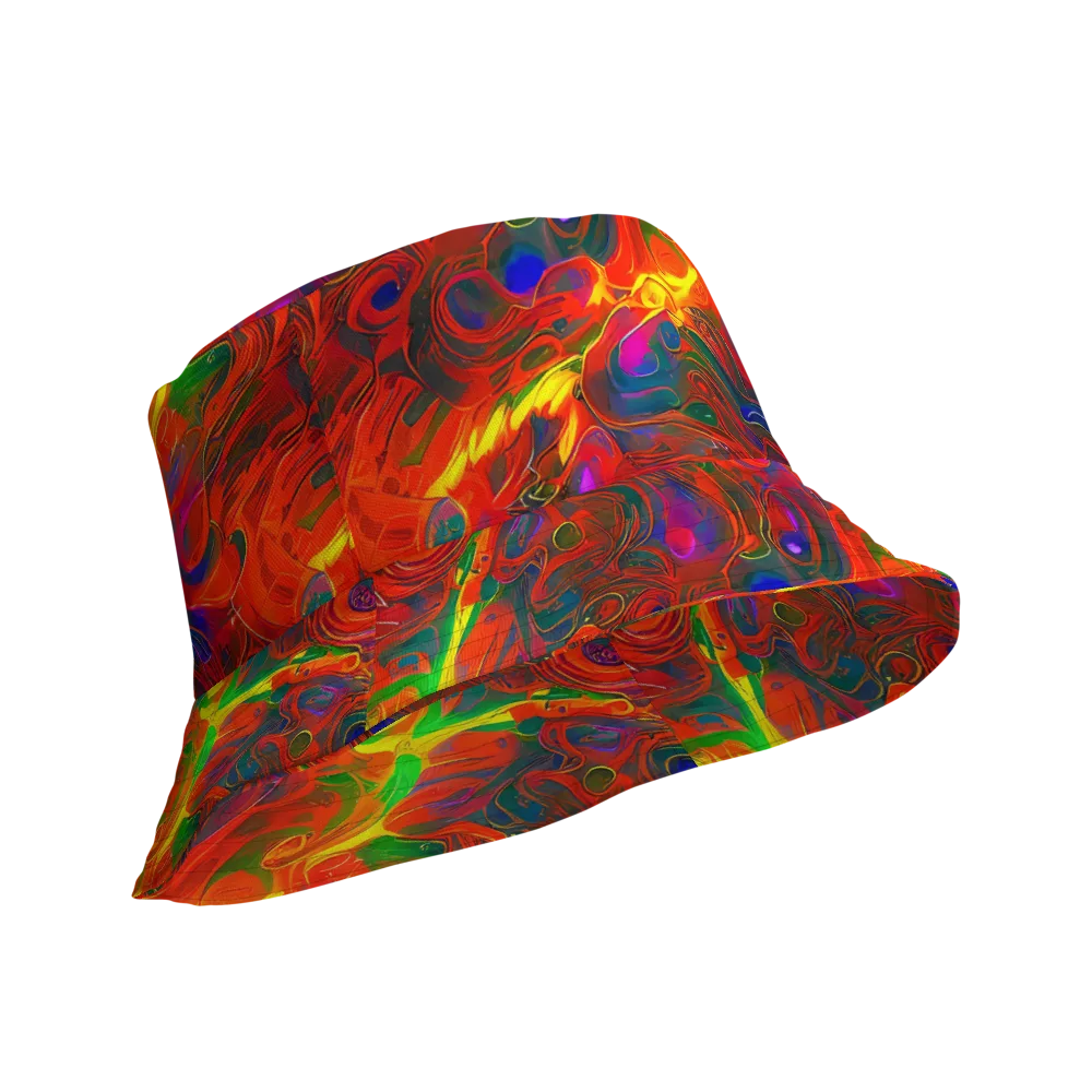 Blampied Blaze on Reversible Bucket Hat — Product details Outside
