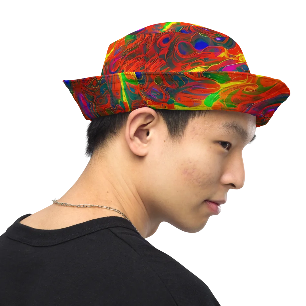Blampied Blaze on Reversible Bucket Hat — Right Outside