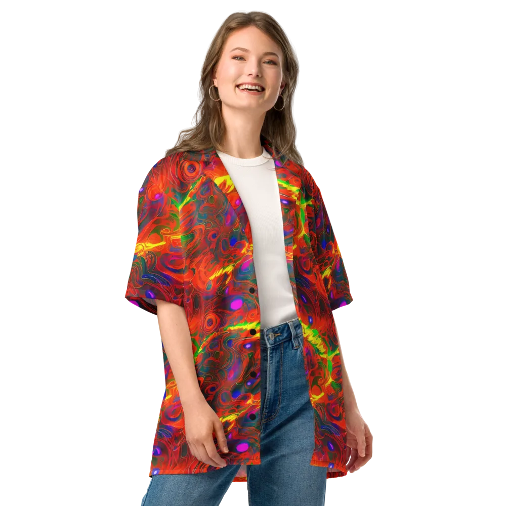 Blampied Blaze on Button Shirt — Front