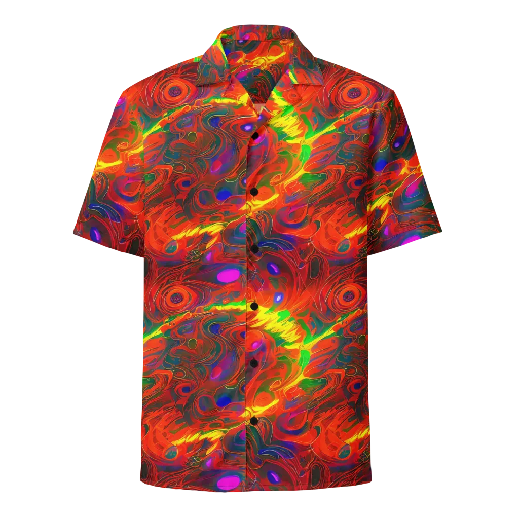 Blampied Blaze on Button Shirt — Front