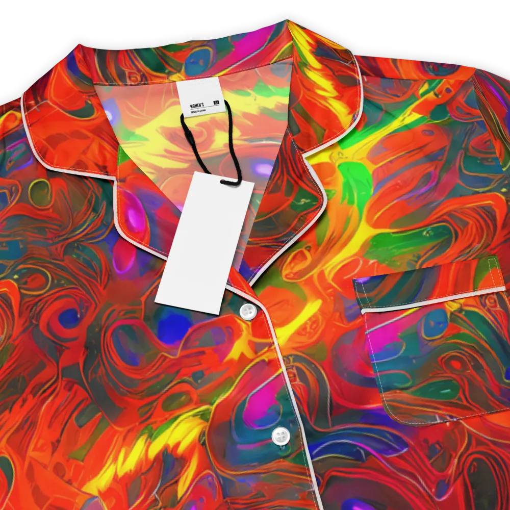 Blampied Blaze on Women's Short Sleeve Pajama Top — Product details