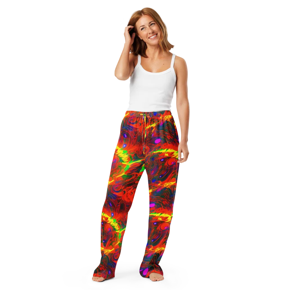 Blampied Blaze on Women's Pajama Pants — Front