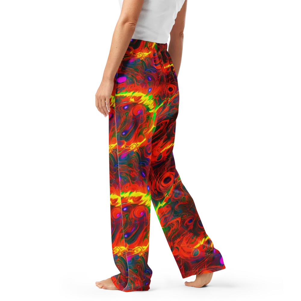 Blampied Blaze on Women's Pajama Pants — Left