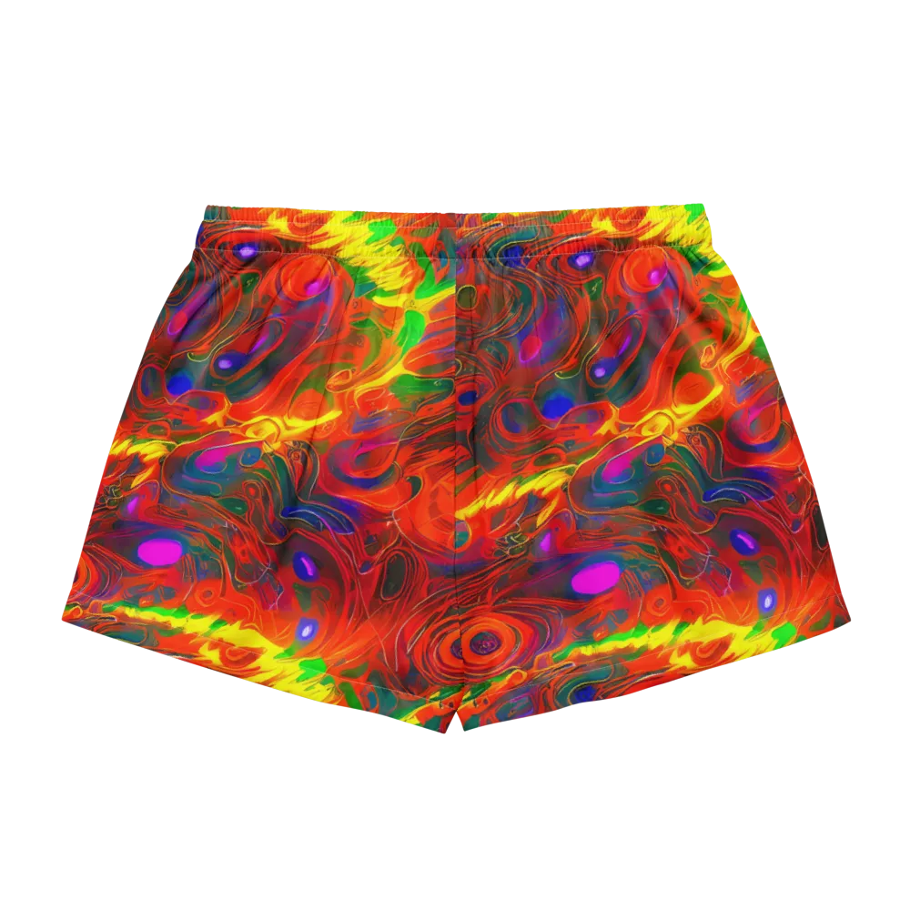Blampied Blaze on Women's Pajama Shorts — Back