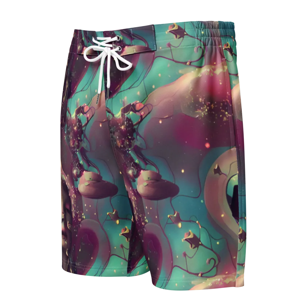Nouveau Galaxy on Men's Board Shorts — Front