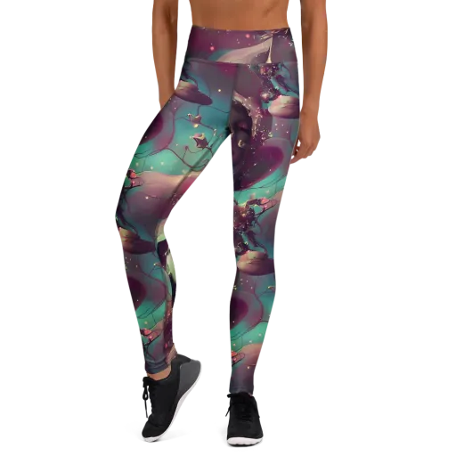 Nouveau Galaxy on a Yoga Leggings