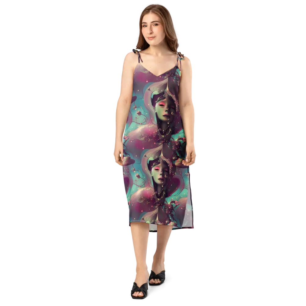 Nouveau Galaxy on Slip Dress — Front