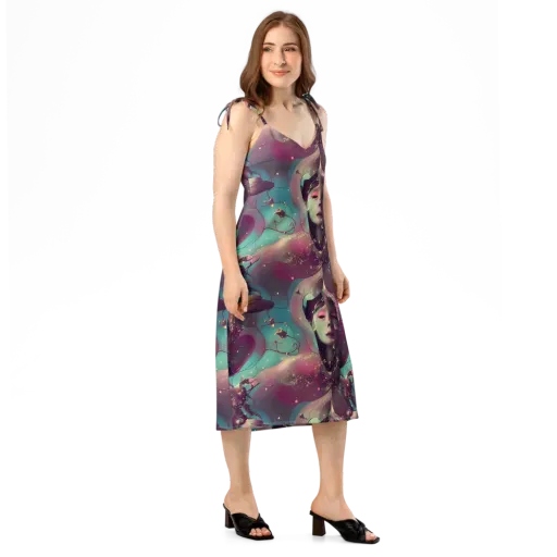 Nouveau Galaxy on a Slip Dress