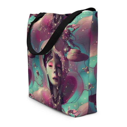 Nouveau Galaxy on a Large Tote Bag W/ Pocket
