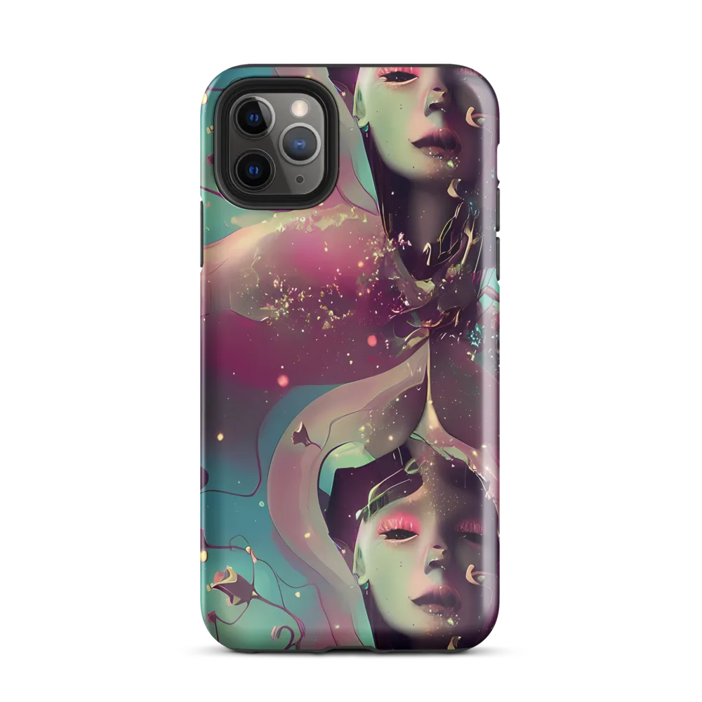 Nouveau Galaxy on Tough Case for iPhone® — Front