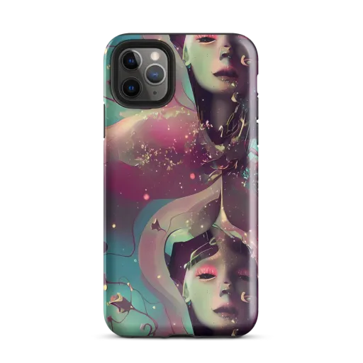 Nouveau Galaxy on a Tough Case for iPhone®