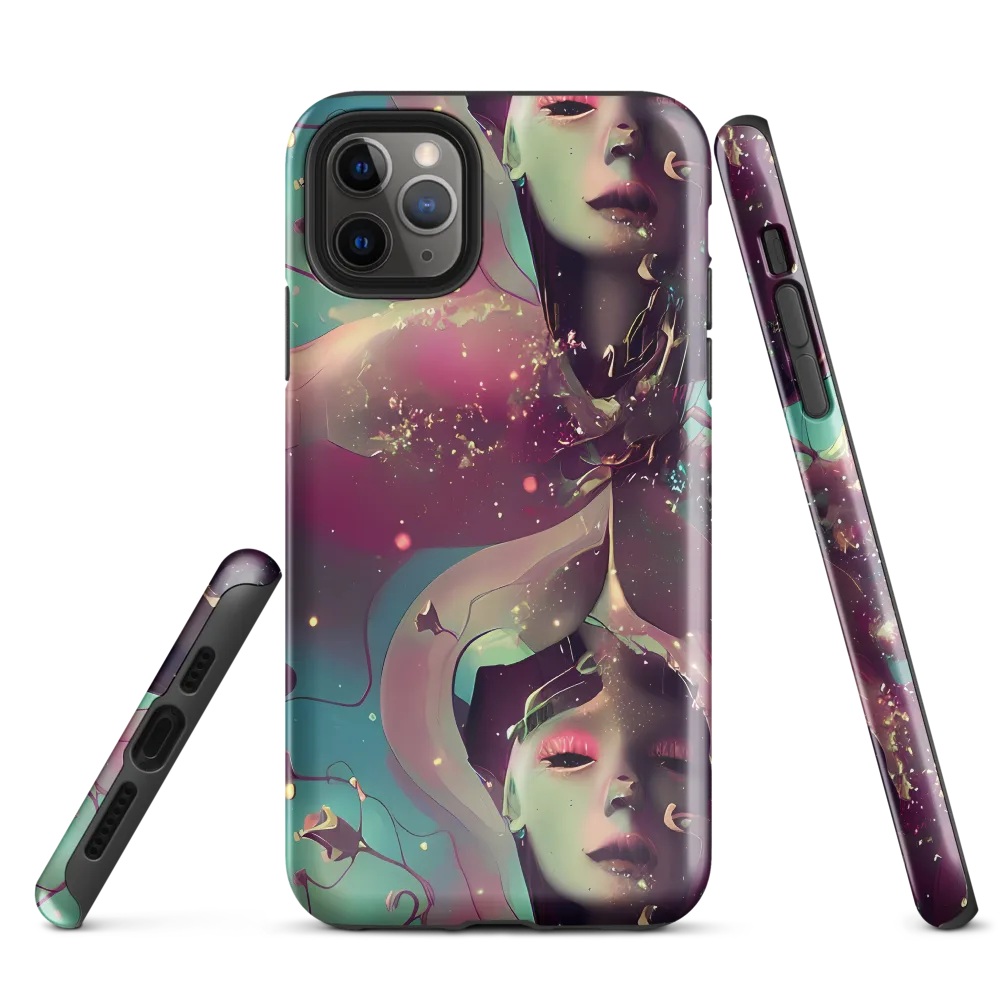 Nouveau Galaxy on Tough Case for iPhone® — Front