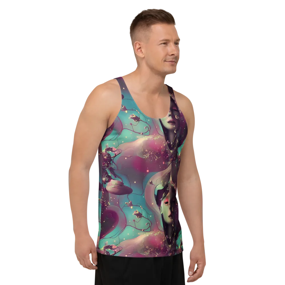 Nouveau Galaxy on Men's Tank Top — Right Front