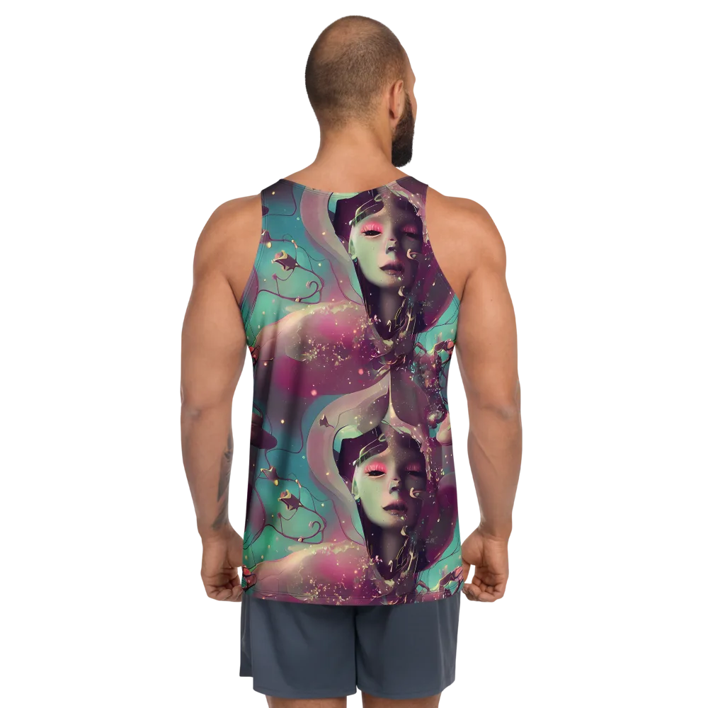 Nouveau Galaxy on Men's Tank Top — Back