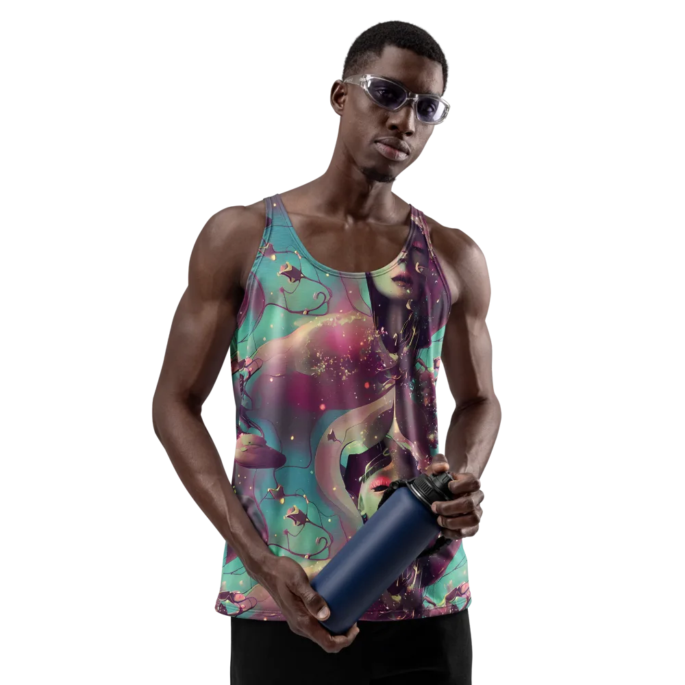 Nouveau Galaxy on Men's Tank Top — Front