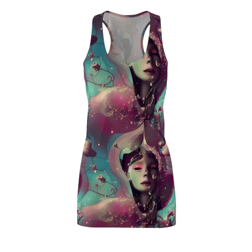 Nouveau Galaxy on a Racerback Dress