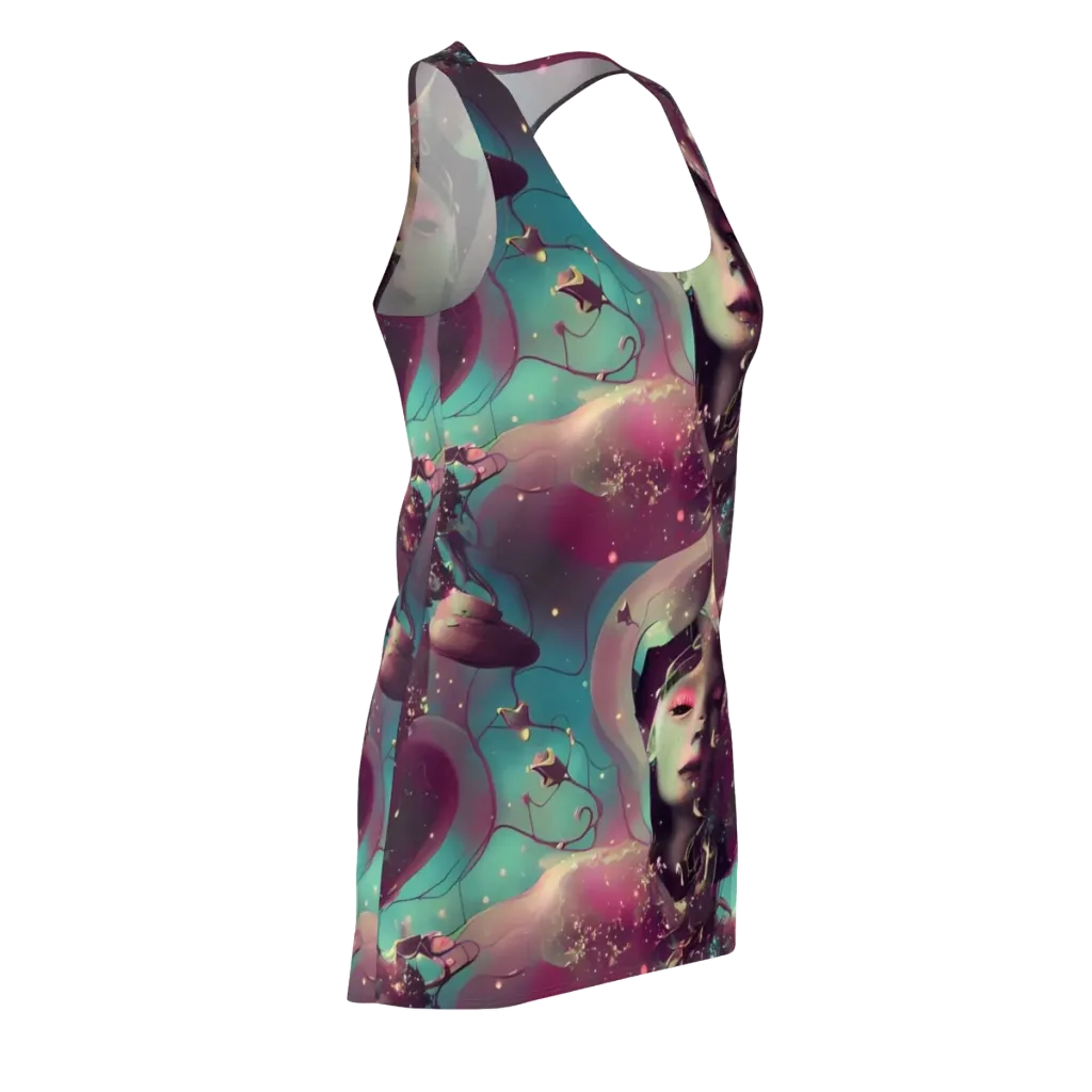 Nouveau Galaxy on Racerback Dress — Front Side