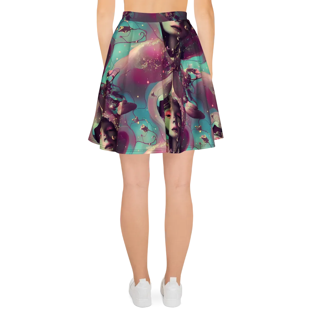 Nouveau Galaxy on Skater Skirt — Back