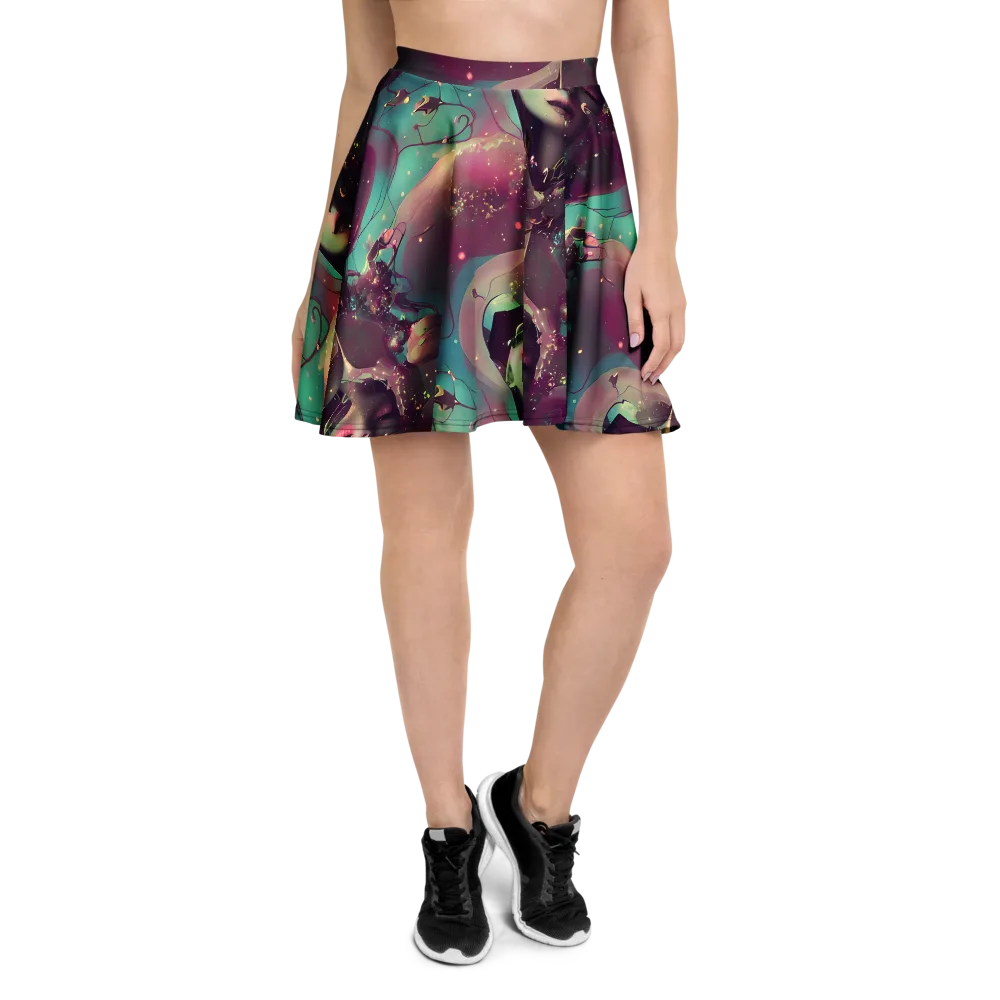 Nouveau Galaxy on Skater Skirt — Front