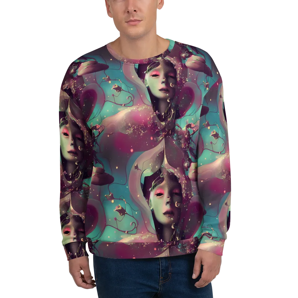 Nouveau Galaxy on Sweatshirt — Front