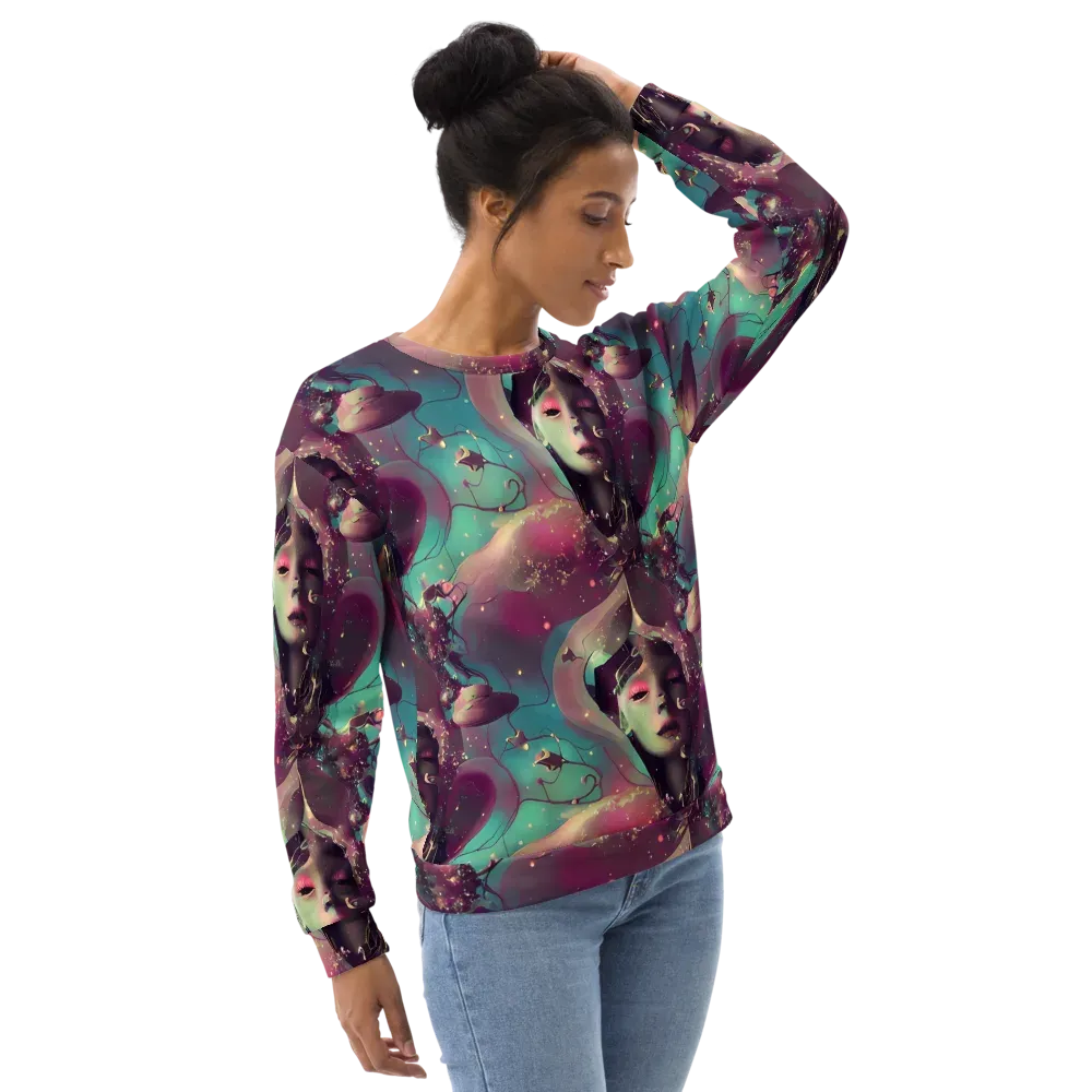 Nouveau Galaxy on Sweatshirt — Right Front