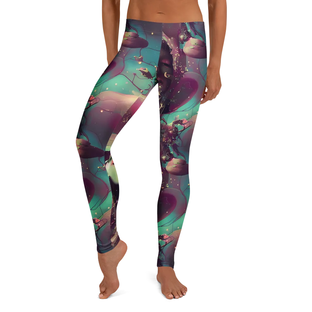 Nouveau Galaxy on Leggings — Front
