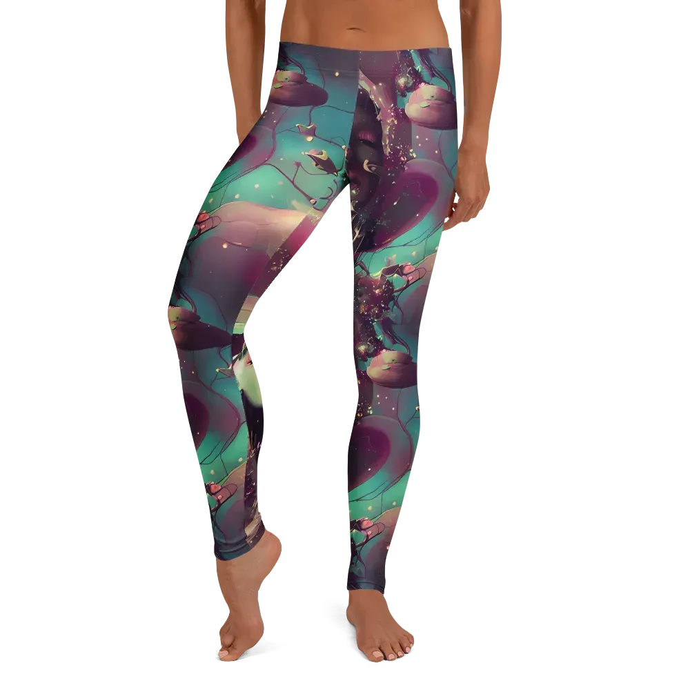 Nouveau Galaxy on Leggings — Front