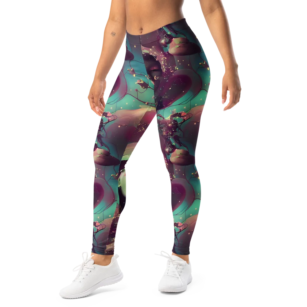 Nouveau Galaxy on Leggings — Left Front